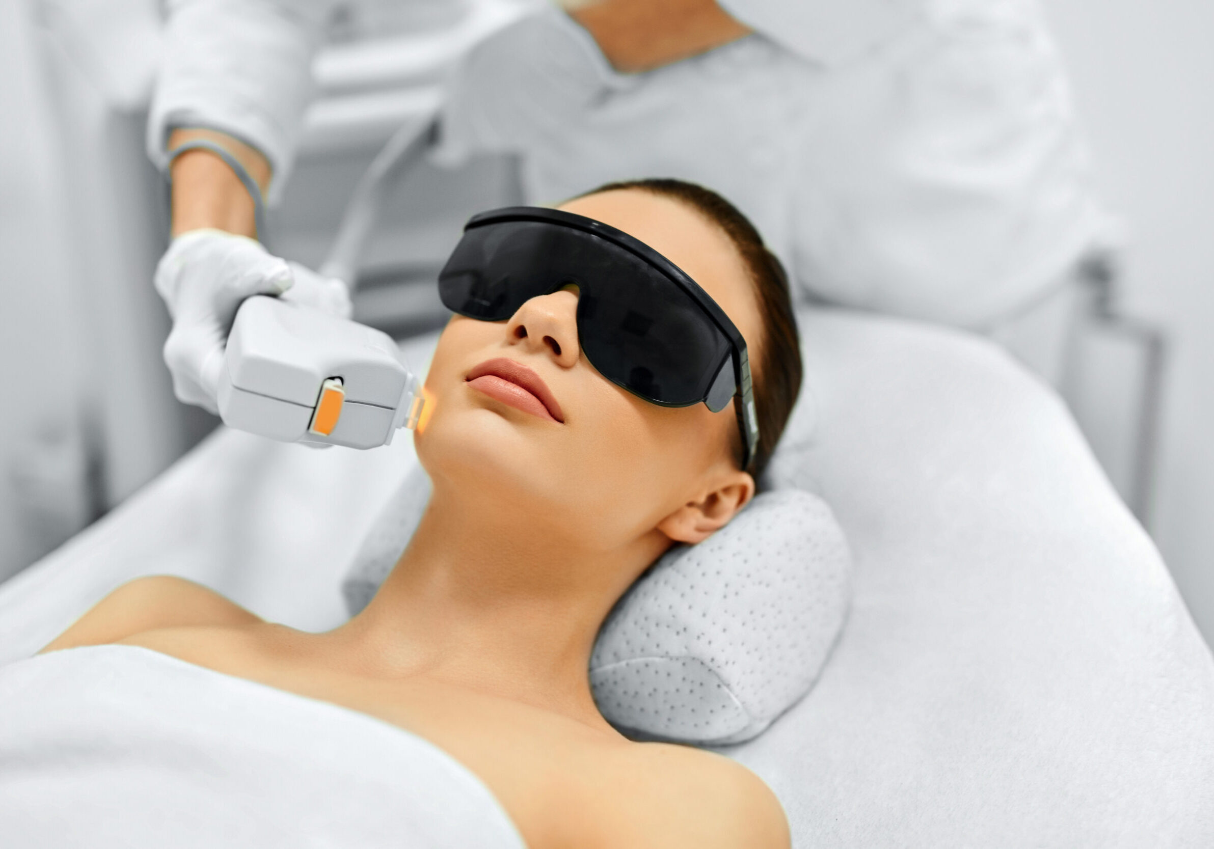 Skin Care. Face Beauty Treatment. IPL. Photo Facial Therapy. Ant